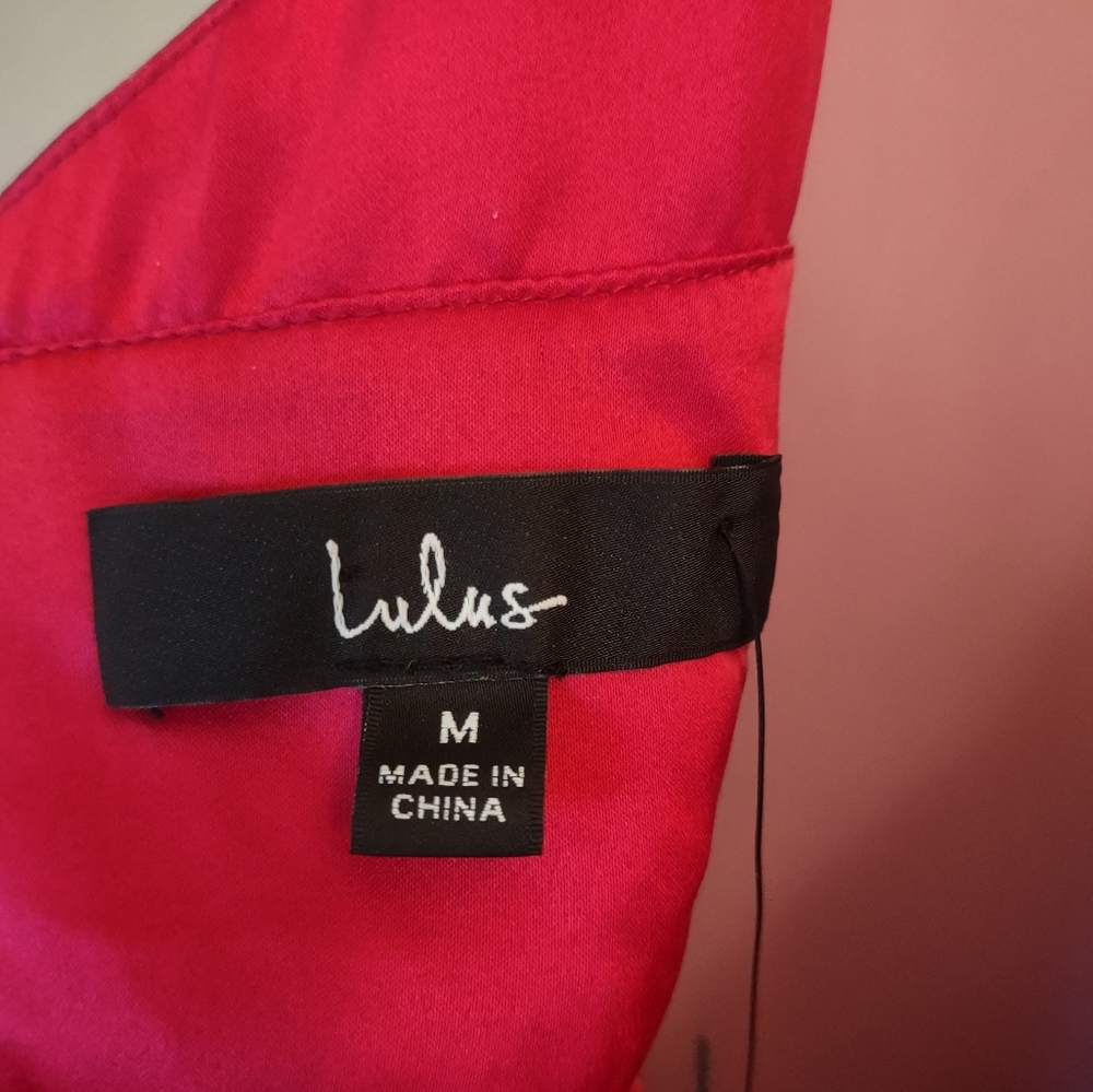 Lulu's Romance That Wows Magenta Floral Print Organza Maxi Dress - Picture 12 of 14